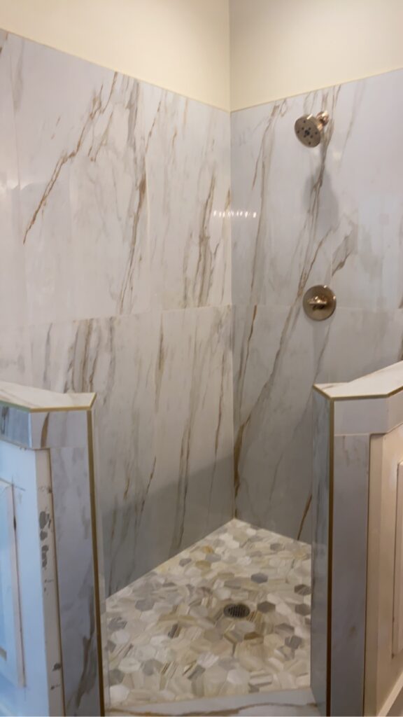 Marble Standing Shower